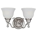 Soho 2-Light Wall Sconce - Satin Nickel