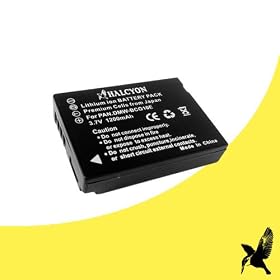 Halcyon 1200 mAH Lithium Ion Replacement Battery for Panasonic DMW-BCG10 and Panasonic Lumix DMC-ZS10, DMC-ZS1, DMC-ZS3, DMC-ZS5, DMC-ZS6, DMC-ZS7