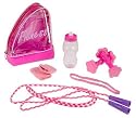 Dream Dazzlers Fitness Set w/Jumprope, Wrist Bands, Headbands, Fitness Bag, Hand Weights, Water Bottle, Instruction Book