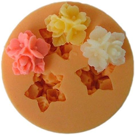 3d Rose Flower Fondant Cake Soap Chocolate Silicone Mold Sugarcraft Decorating