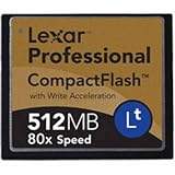 Lexar 512MB 80X Professional LockTight CF Card