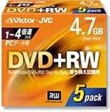 �ӥ����� DVD+RW 4��® 5P [5VDPW47B]