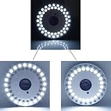 White 48 LED Umbrella Patio Light
