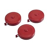 uxcell テープメジャー　巻き尺　150cm レッド