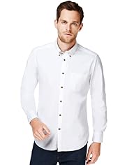 Blue Harbour Pure Cotton Slim Fit Oxford Shirt