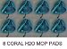Ultra Absorbant Heavy Duty Deluxe Coral Microfiber Pads Compatible with T1 H20 H2o Steamboy Mop (Set of 8) Ultra Absorbant Heavy Duty Deluxe Coral Microfiber Pads Compatible with T1 H20 H2o Steamboy Mop (Set of 8)