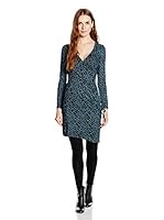 ZERGATIK Vestido Carrol (Azul / Negro)