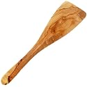 HIC Harold Imports Olive Wood Wide Spatula 12-1/2-Inch