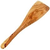 HIC Harold Imports Olive Wood Wide Spatula 12-1/2-Inch