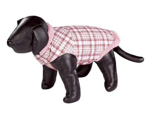 Nobby 68639 Hundemantel "GINNY" 40 cm, rosa-gr&uuml;n-braun