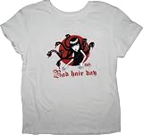 Emily the Strange BAD HAIR DAY White juniors T-Shirt
