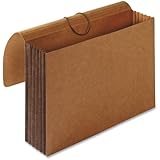 S.P. Richards Company Accordion Wallets, Letter, 5-1/4-Inch Expansion, 12-3/8 x 10 Inches, Brown (SPR26575)