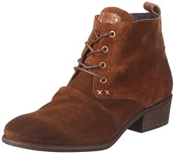 Mexx Kate 5 Flat Laced Up Boot F9RE0036, Damen Stiefel, Braun (COGNAC 242), EU 36