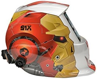 Professional Welding Hood Welding Helmet Auto Darkening Model (Iron Worker Robot Design)