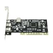 PCI FireWire IEEE 1394 3+1 Port Card with 4/6 Pin Cable