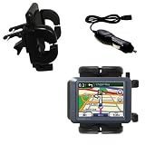 Garmin Nuvi 255 Auto Vent Holder with Car Charger - Uses Gomadic TipExchange