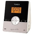 Timex MP3 Stereo CD Dual Alarm Clock Radio with Digital Tuning - Silver (T612S)