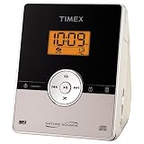 Timex MP3 Stereo CD Dual Alarm Clock Radio with Digital Tuning - Silver (T612S)