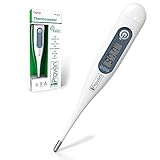 BABY Thermometer - 10-Second Reading with TINY TIP | Fever indication and alarm | Fever thermometer that is suitable for Child and Adult ⇒ Rectal, Oral and Axillary use | iProvèn Digital Thermometer DT-R1221B 'The Little One'