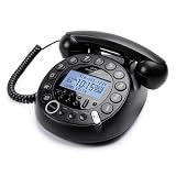41Z8ttIEGnL. SL160  JWIN JTP433BLK Vintage Telephone with Big Buttons