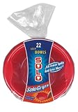 Solo  18-Ounce Sologrips Bowls (Red & Blue), 20-Count Packages (Pack of 12)