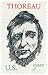 #1327 - 1967 5c Henry David Thoreau U. S. Postage Stamp Plate Block (4)