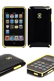 Speck CandyShell Lemondrop Liquorice Crystal Case for iPod touch 2G, 3G (Black/Yellow)