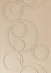 Set of Four Adhesive Unfinished Decorative Wall Circles