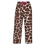 Giraffe Fun Print Novelty tie cord flannel cotton &hellip Touch of Europe Flannel Pants