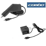 Rapid Car Charger with IC Chip + Home Travel Charger for Sprint Palm Treo 800w Smartphone