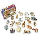 Kühlschrankmagnete, Magnete für Kühlschrank, Magnete Wilde Tiere, 20 Stück im Set