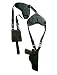 Bulldog Cases BDWSHD3 Bulldog Cases Deluxe Pro Shoulder Holster Ambidexterous Black 3.75"" Compact Auto