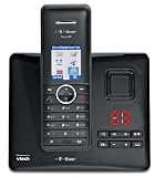 Deutsche Telekom T-Home Telefon Sinus A502 Schnurlostelefon mit Anruferkennung und Anrufbeantworter silber/schwarz