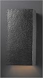 Justice Design Group 0950-BIS Unfinished Bisque Ambiance Functional Down Lighting Wall Sconce from the Ambiance Collection