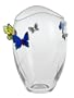 Godinger Crystal Butterfly Vase