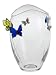 Godinger Crystal Butterfly Vase