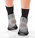 Plantar Fasciitis Compression Foot Socks - Foot Sleeves - X-Firm Graduated Support - 1 Pair Unisex (Medium, Black Closed Toe)