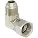 EATON Aeroquip 2071-8-8S 90 Degree Swivel Nut Elbow, JIC 37° End Types, Carbon Steel, 1/2 JIC(f) x 1/2 JIC(m) End Size, 1/2" Tube OD