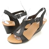 Classified Raffia Wedges Black