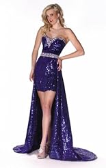 Chiffon/Taffeta/Tulle Lace Crystal Crystals Beaded Applique  Evening Dress/Prom Dress  With Rhinestones