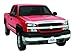 Auto Ventshade [AVS] Hood/Bug Shield | 2007 - 2013 Chevrolet Silverado 1500, Medium Profile - Chrome, 1 pc. | 680035