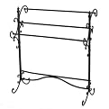Iron Blanket Rack - Black