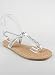 Rhinestone Lizard T-Strap Sandal