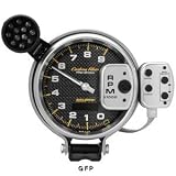Auto Meter | 6835 5 Carbon Fiber Series - Tachometer With Memory - Electric - Pedestal Mount - 9,000 RPM