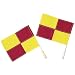 Champion Sports Official Checkered Linesman Flags