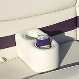 Portable Dual Cup Holder for Boat and Pontoon Seats