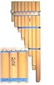 Acha Zampoña (Pan Pipe) Malta 8 - 7 Pipes