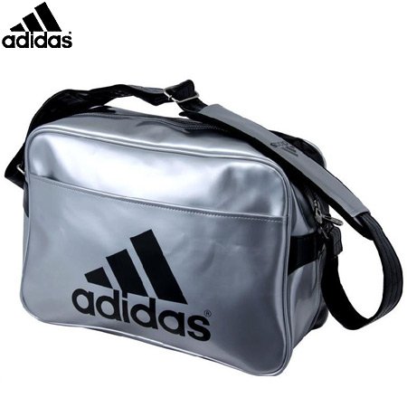 adidas（アディダス） ダブルフェイスエナメル ショルダーM2 メタリックSLV／BLK KQ927 E37890