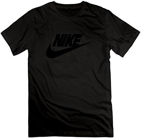 Nike Logo Created Shirts Large Men Custom-made Black