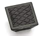 Laurey 12292 Cabinet Hardware 1-5/8-Inch Square Knob, Oil Rubbed Bronze and Madison Grey